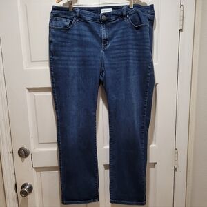 Lane Bryant Flex Magic Waistband Mid-Rise Straight Jeans – Size 20  EUC